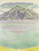 Ferdinand Hodler Thunersee mit Niesen oil